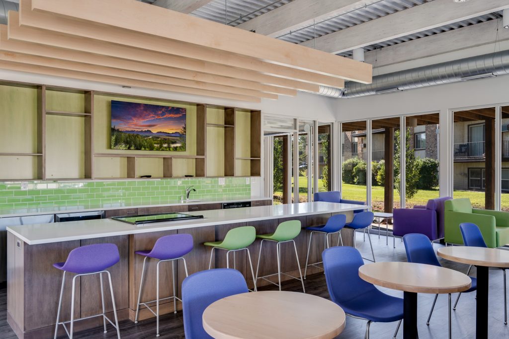 Community Clubhouse At Sumter Green Apartments In Crystal, MN